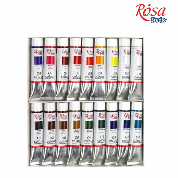 Набор масляных красок Rosa Studio,18х20 ml - фото 2