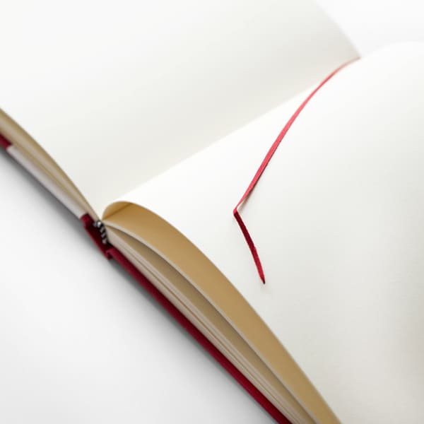 Скетчбук для начерків Hahnemuhle «D&S», пейзажний, червоний, А5, 80л, 140г/м2  - фото 2