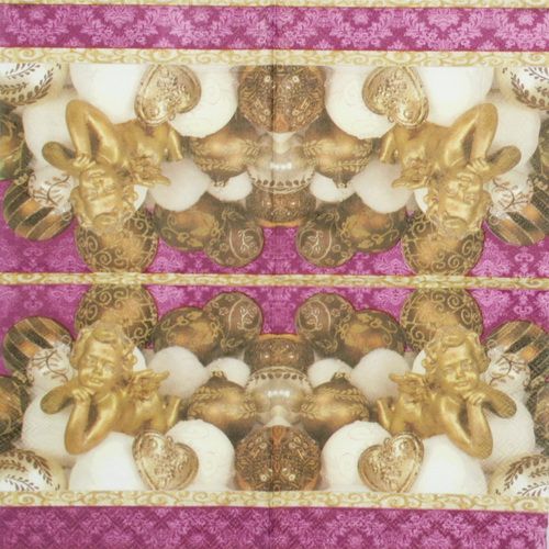 Салфетка Игрушки на фиолетовом