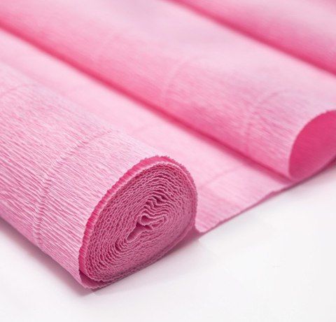 Папір гофрований Cartotecnica Rossi, рожевий 549, 50х250 см, 180 г. 