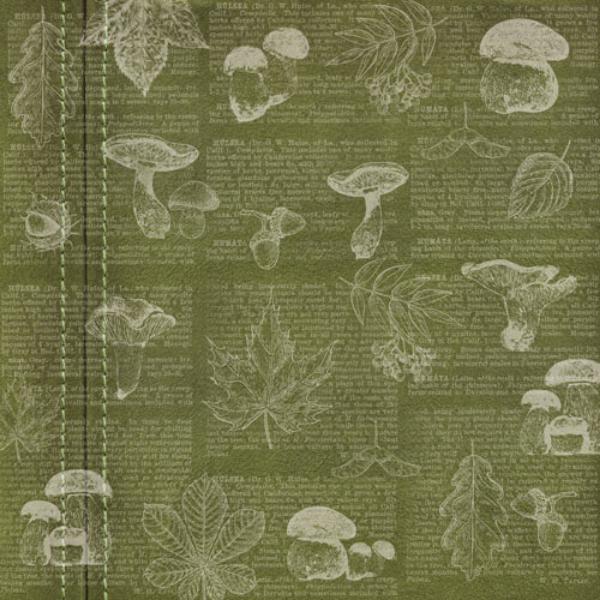 Набір скраппаперу "Autumn botanical diary", 10л, 20x20см, Фабрика Декору - фото 3