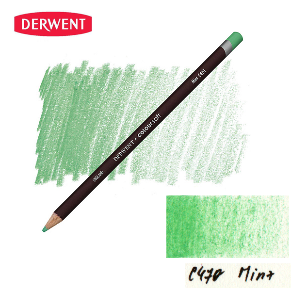 Олівець кольоровий Derwent Coloursoft (C470) М'ята. 