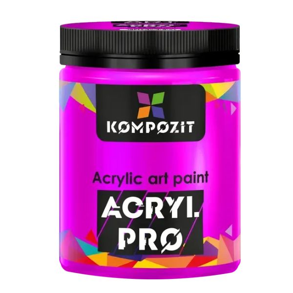 Художественная акриловая краска ArtKompozit 430 мл, №557 ФЛУОРИСЦЕНТНЫЙ ФИОЛЕТОВЫЙ - фото 1