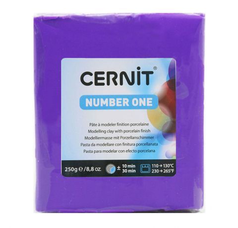 Полимерная глина Cernit Number One ФИОЛЕТОВАЯ 250 гр.