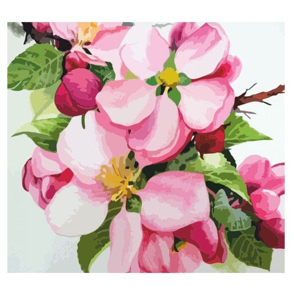 Картина по номерам ROSA START «Яблочный цвет», 35x45 см - фото 2