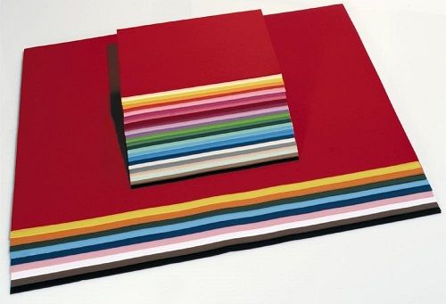 Бумага Folia 50x70 см, 130 g, цвета в ассортименте