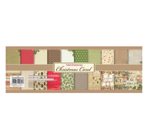 Набор бумаги 30,5х30,5 см Ночь перед Рождеством 12л.