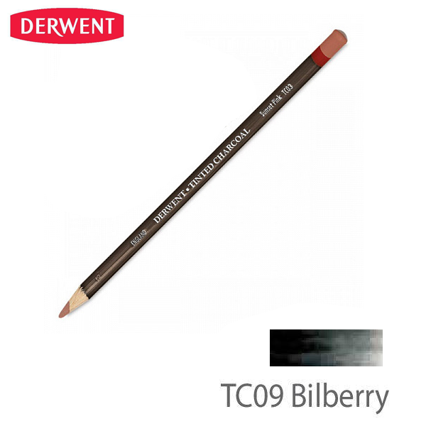 Карандаш угольный Derwent Tinted Charcoal, (TC09) черничный.