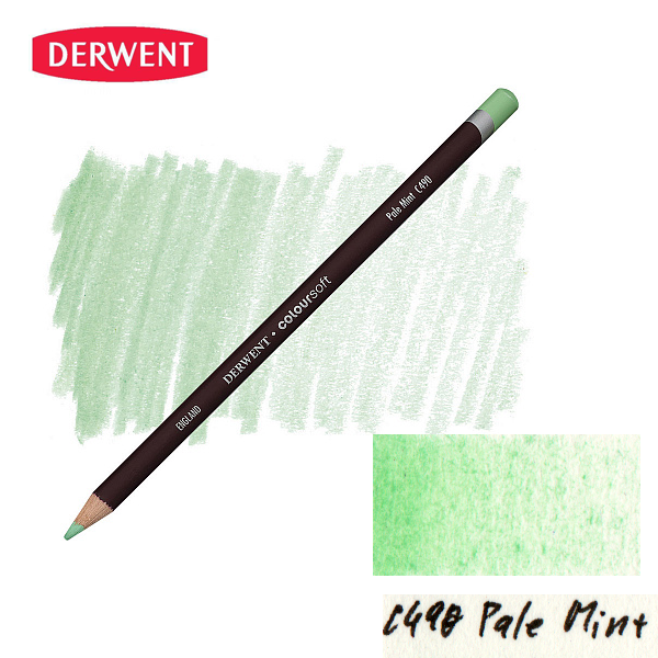 Олівець кольоровий Derwent Coloursoft (C490) Бліда м'ята. 