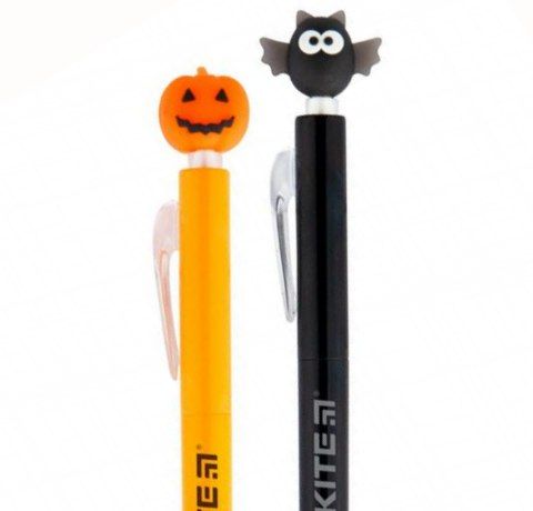 Ручка шариковая автоматическая Halloween, 0,7 мм. KITE