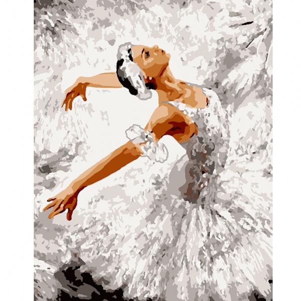 Картина по номерам «Грация танца», 40х50 см., SANTI - фото 1