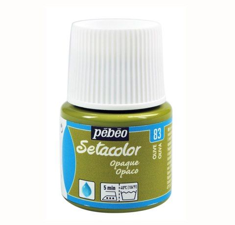 Фарба акрилова для тканини Pebeo Setacolor Opaque, 083 ОЛИВКОВИЙ, 45 ml 