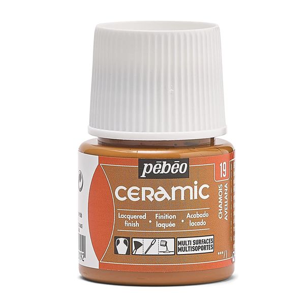 Фарби для скла та кераміки Pebeo "CERAMIC" Серна №19, 45 ml 