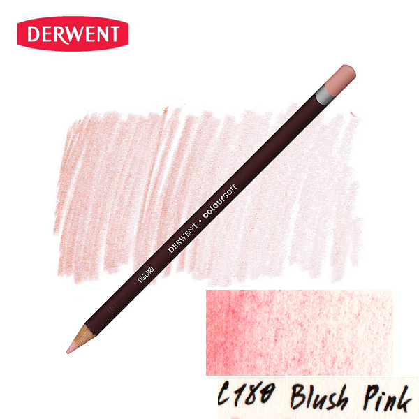 Олівець кольоровий Derwent Coloursoft (C180) Червоно-рожевий. 