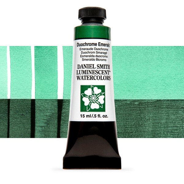 Акварельная краска Daniel Smith, туба, 15мл. Цвет: Duochrome Emerald s1