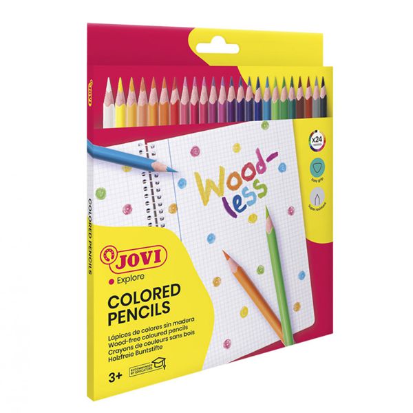 JOVI Набор цветных карандашей 24шт - фото 1