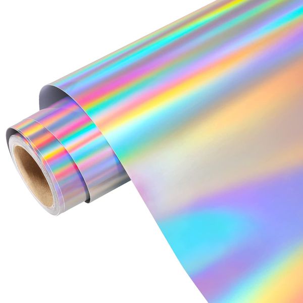 Folia картон голографичный Holographic Card 230 гр, 50x70 см, Silver Strips (Серебряные полосы)