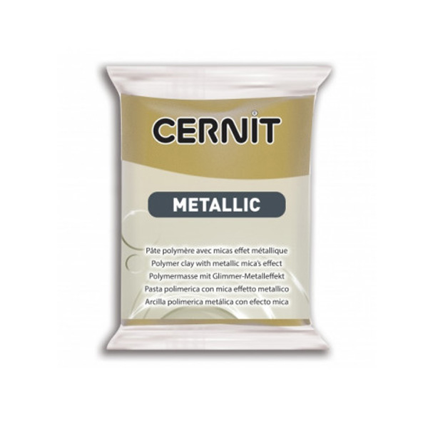 Полімерна глина Cernit Metallic №055 АНТИЧНЕ ЗОЛОТО, 56 гр. 