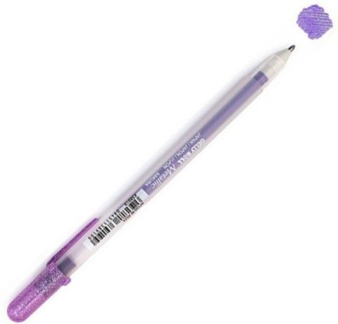 Ручка гелевая, METALLIC, Фиолетовая, Sakura