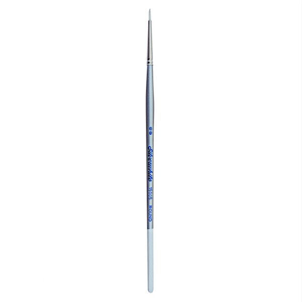 Щітка кругла Silver Brush, синтетика, к.р. SILVERWHITE 1500S. №2/0 (1,5 мм) 