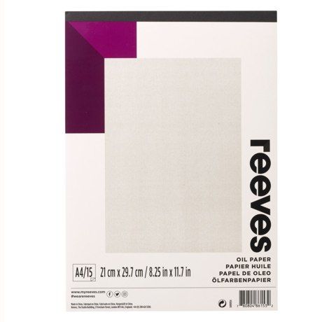Альбом для масляных красок Reevs, Oil Pad A4, 190 гр. 15 лист.