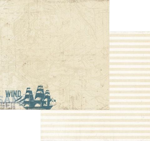 Бумага для скрапбукинга Sailing 30х30 см