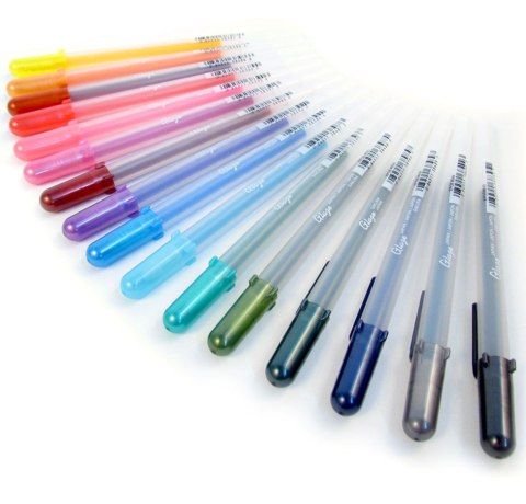 Глянцевые ручки Sakura Glaze 3D Roller (цвета в ассортименте) - фото 1