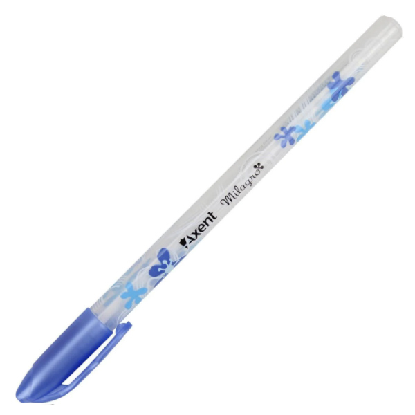 Ручка шариковая AXENT Milagro, синяя 0,5 мм