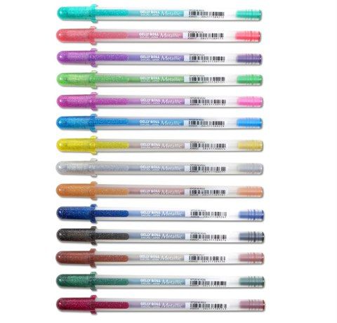 Гелевые ручки Gelly Roll Metallic Sakura (цвета в ассортименте) - фото 1