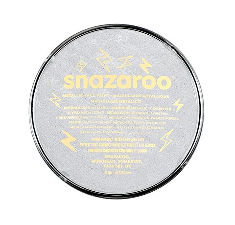 Краска для грима Snazaroo Metallic 18 мл, Silver (серебро)