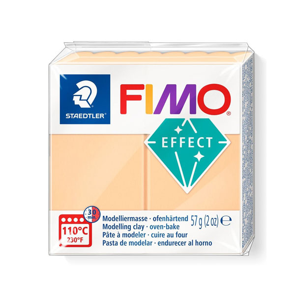 Пластика «FIMO Effect Pastel», 56 г. Цвет: Персик - фото 1