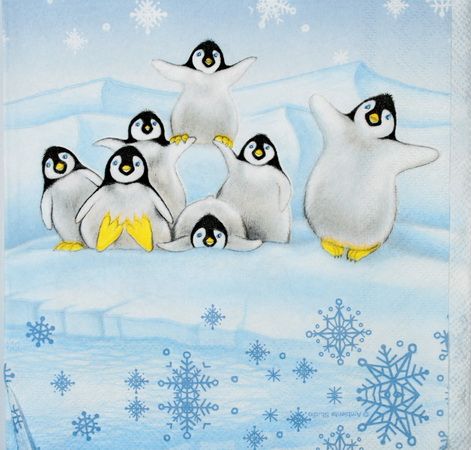 Салфетка Озорные пингвины