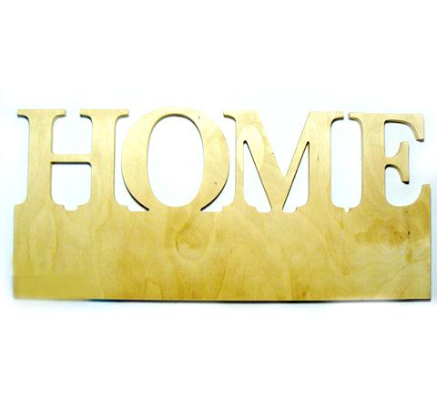 Деревянная ключница-панно «HOME», 48х22 см