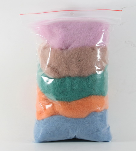 Набор шерсти для валяния "Пастель" (5x10 г)