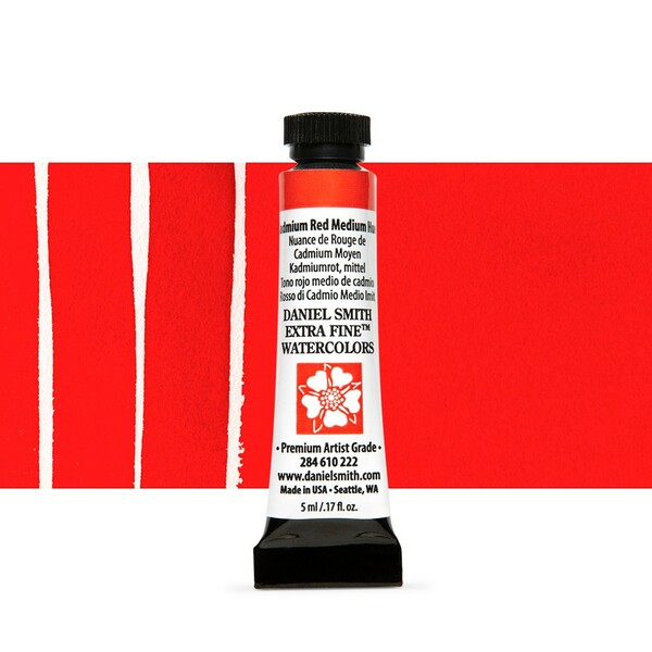 Акварельная краска Daniel Smith, туба, 5мл. Цвет: Cadmium Red Medium Hue s3