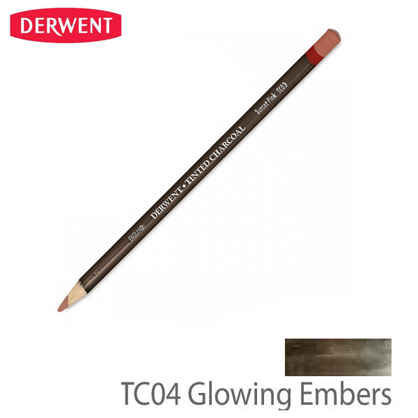 Олівець вугільний Derwent Tinted Charcoal, (TC04) сяючий жар. 