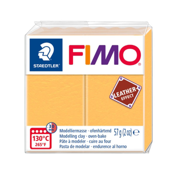 Пластика «FIMO Effect Translucent», 56 г. Цвет: Оранжевый