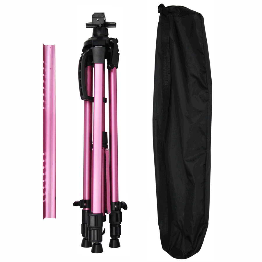 Мольберт-тринога металлический, розовый, h-138 см, для холста до 83 см (15304),D.K.ART&CRAFT - фото 2