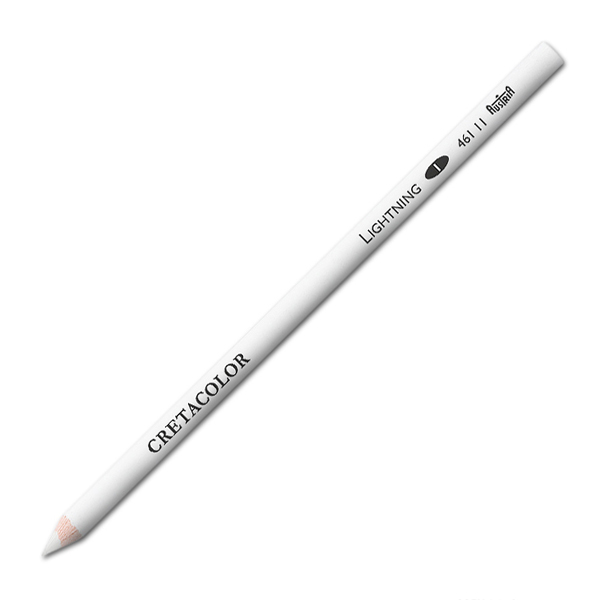 Олівець художній Білий (Lighting) «Блискавка», Cretacolor 46111 