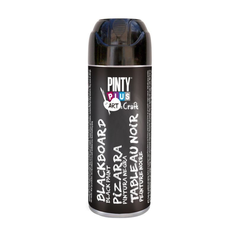 Краска-аэрозоль, черная, с эффектом графитной доски, 150 мл, PINTYPLUS