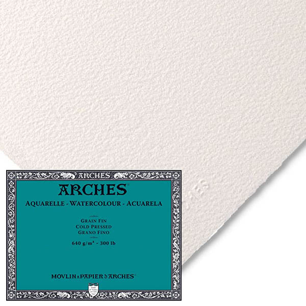 Arches бумага акварельная холодного прессования Cold Pressed 640 гр, 56x76 см