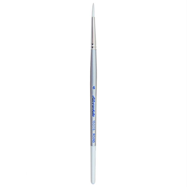 Кисть круглая Silver Brush, синтетика, к.р. SILVERWHITE 1500S. №4 (3,5 мм)