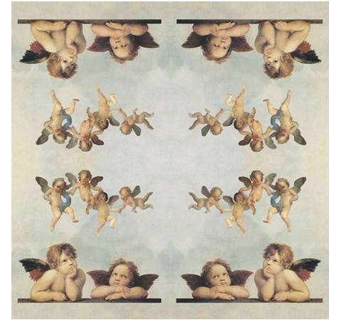 Рисовий папір Stamperia "Ангели Рафаеля", 50*50 см 
