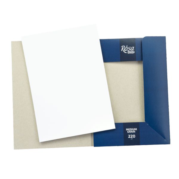 Папка для акварели А4 (21*29,7см), 220г/м2, 10л, Среднее зерно, ROSA Studio - фото 4