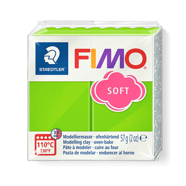 Пластика "FIMO Soft", 56 р. Колір: Зелений лайм №52 