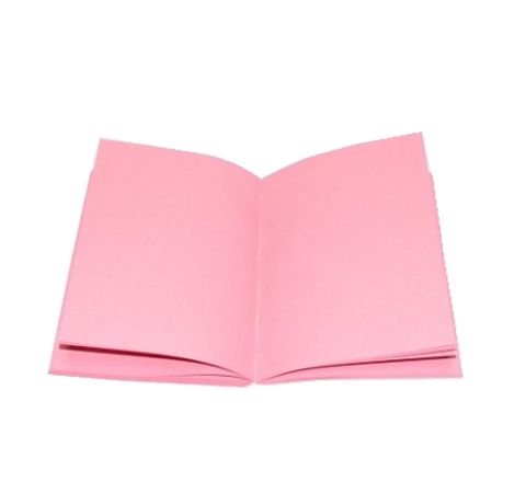 Блок для блокнота, Розовый (однотонный форзац), А5, 60 стр.