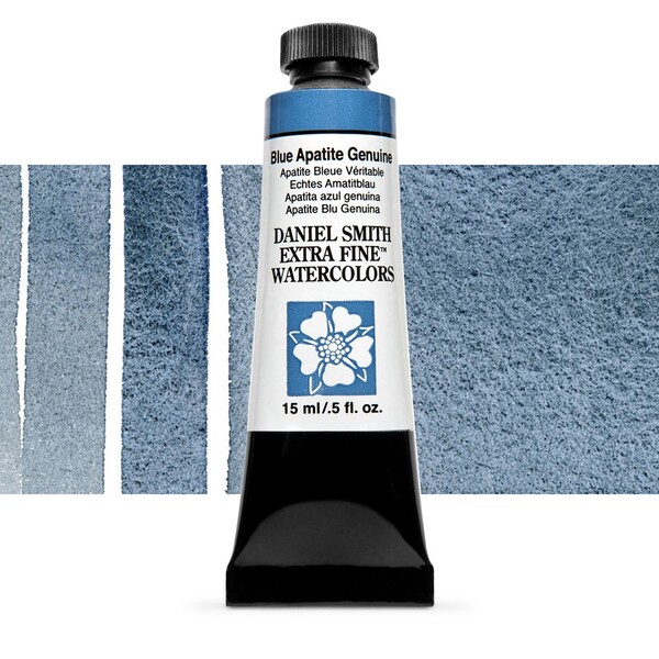 Акварельна фарба Daniel Smith, туба, 15мл. Колір: Blue Apatite Genuine s4 