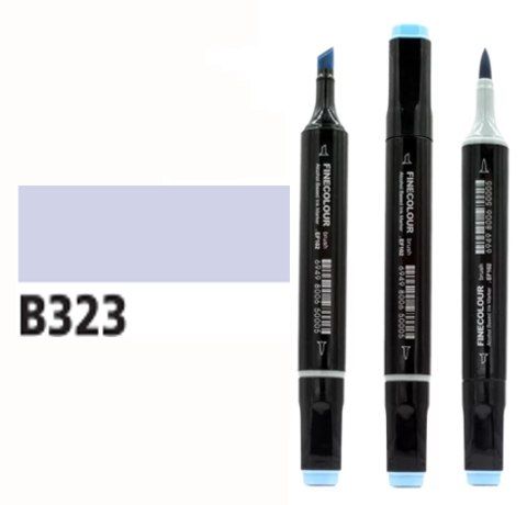 Маркер спиртовий Finecolour Brush 323 дзвіночок B323 