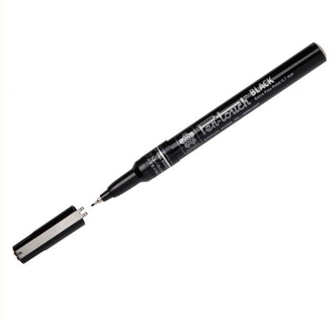 Маркер Pen-Touch чорний, тонкий (EXTRA FINE) 0.7мм, Sakura 