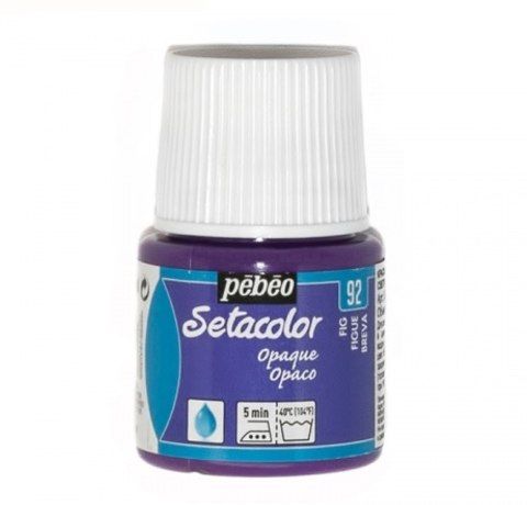 Краска акриловая для ткани Pebeo Setacolor Opaque, 092 ИНЖИР, 45 ml